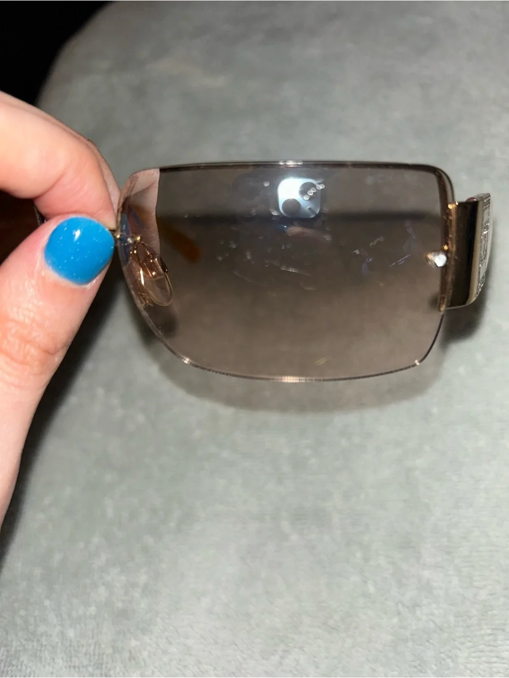 CHANEL Rhinestone Sunglasses